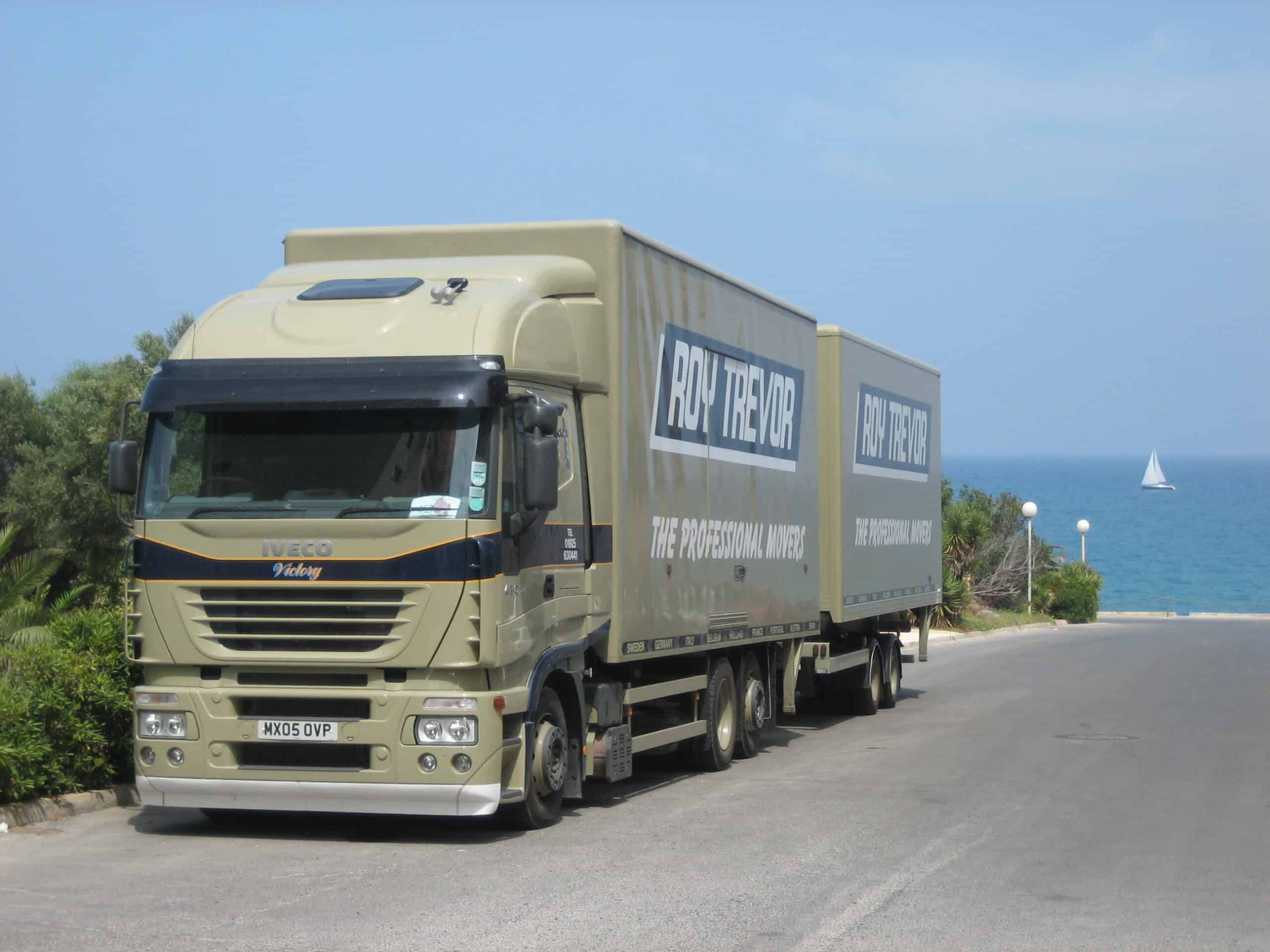 Roy Trevor vehicles driving in Europe near the sea